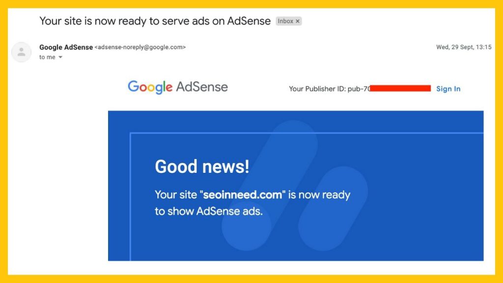 สร้างเว็บไซต์เปิดรับโฆษณา Google Adsense ได้ ภายในเวลาไม่ถึงเดือน