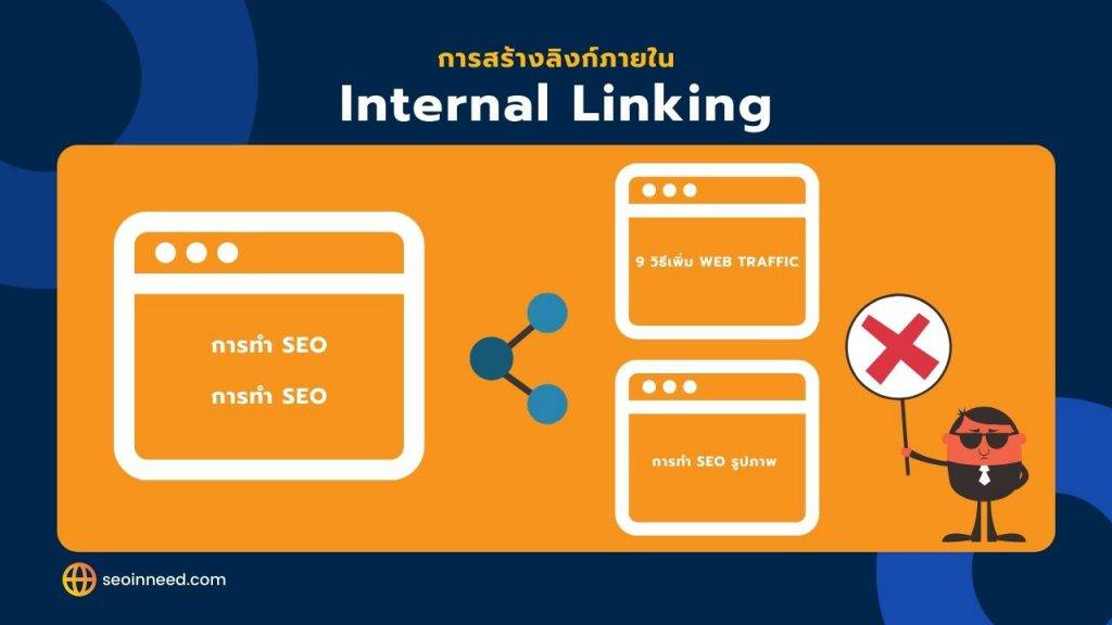 ทำ SEO เว็บไซต์ให้ติดหน้าแรกเริ่มต้นได้ด้วย Internal Link